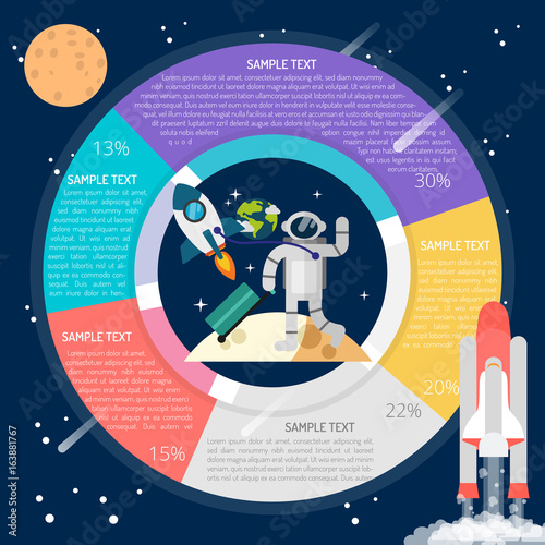 Spacetourism Infographic photo