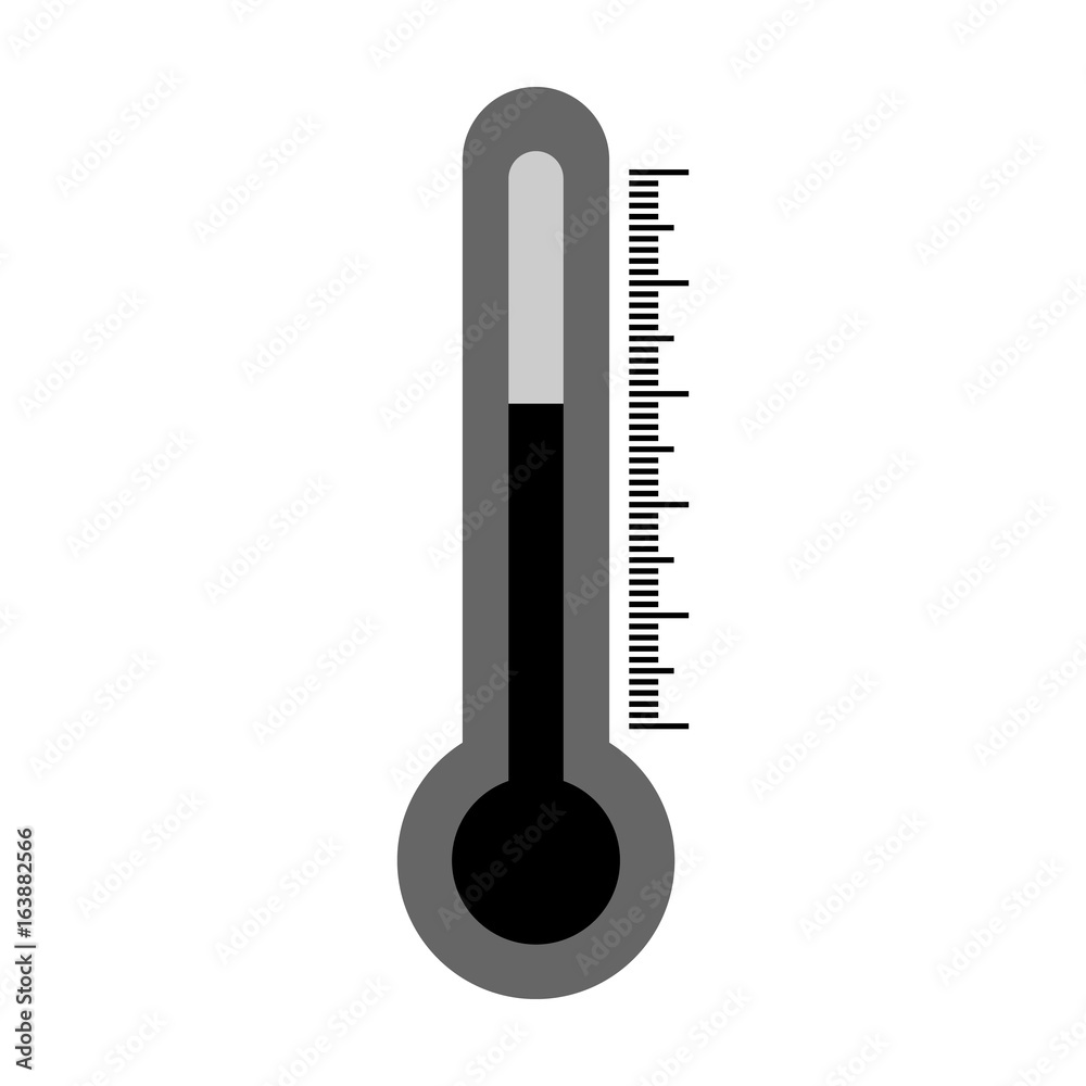 Thermometer Icon Vector Isolated, Weather, Scale Thermometer Icon Vector Isolated, Weather, Scale