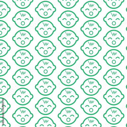 Pattern background Baby icon