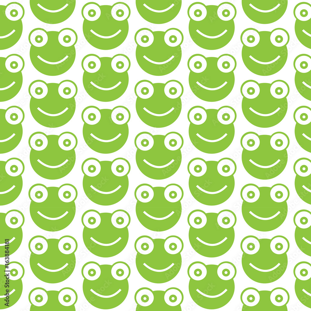 Pattern background Frog Icon Pattern background Frog Icon
