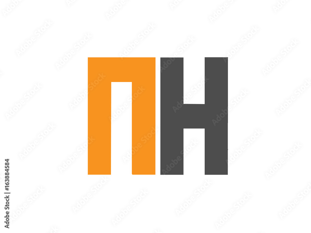 NH Initial Logo for your startup venture NH Initial Logo for your startup venture
