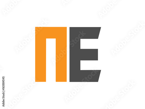 Free Download NE Initial Logo for your startup venture - GFXLoad