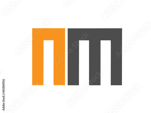 Free Download NM Initial Logo for your startup venture - GFXLoad