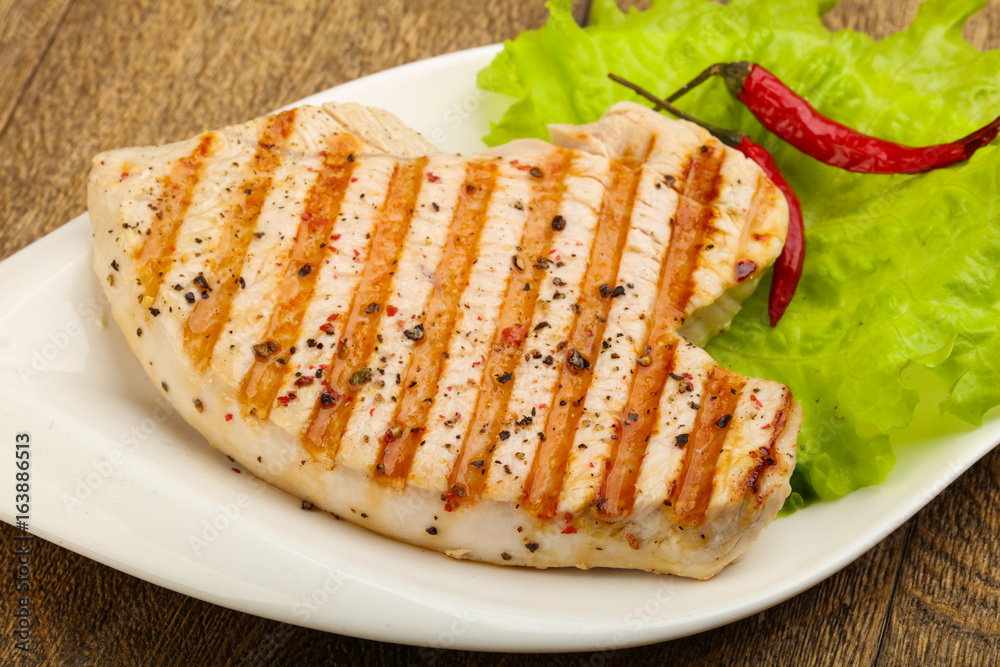Grilled pork steak Grilled pork steak