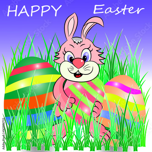 happy easter illustration 