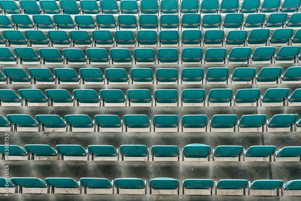 Obraz premium Opróżnij trybuny z góry