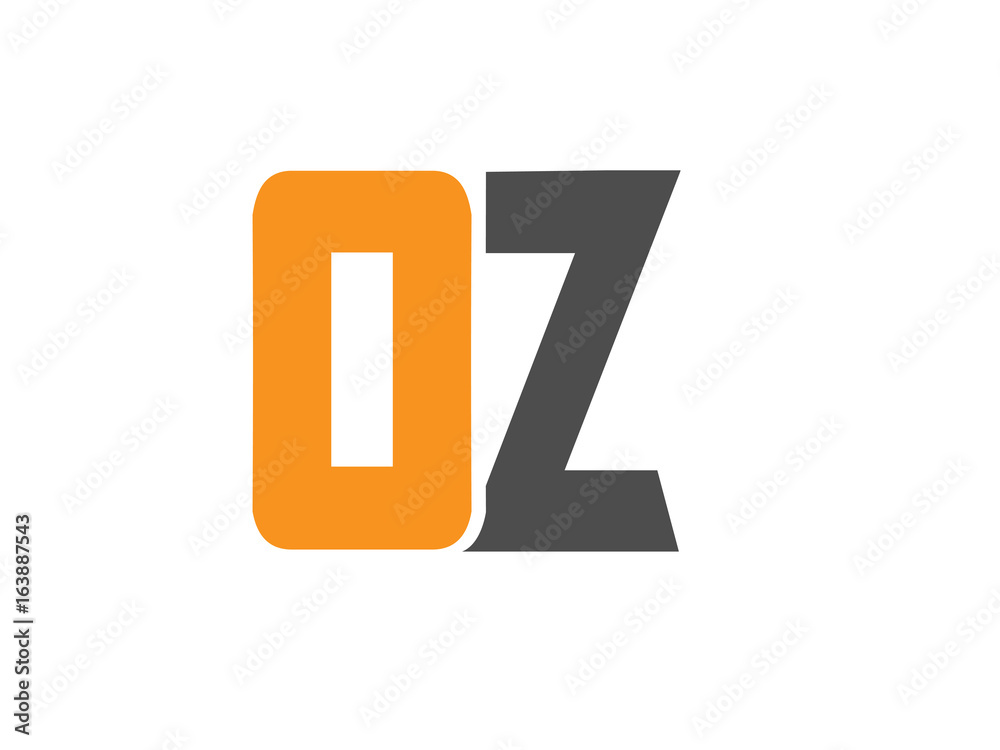 OZ Initial Logo for your startup venture OZ Initial Logo for your startup venture