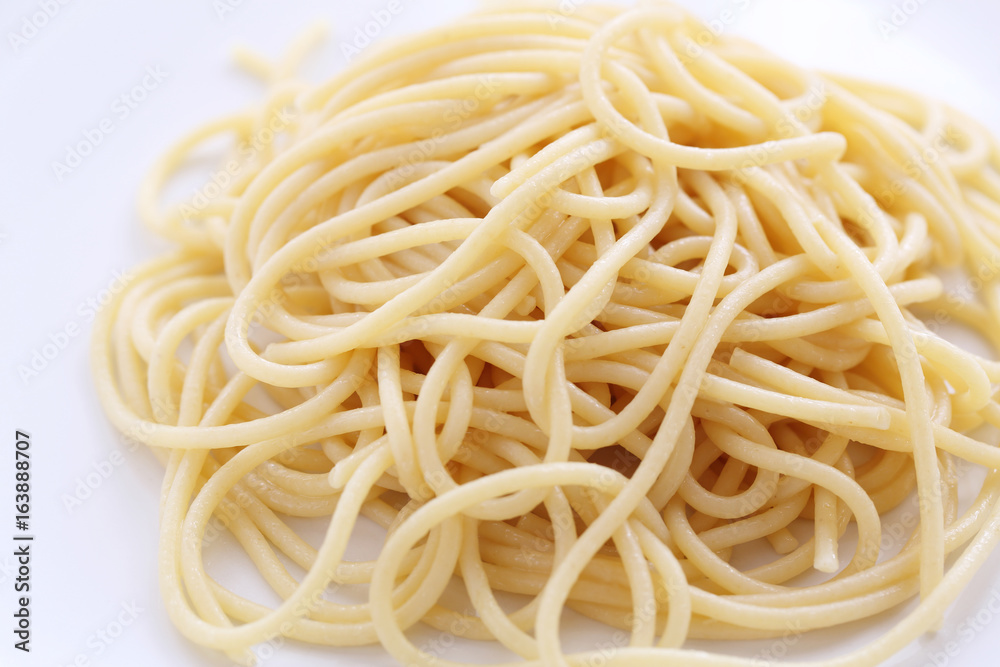 Spaghetti noodle isolated in white background Spaghetti noodle isolated in white background