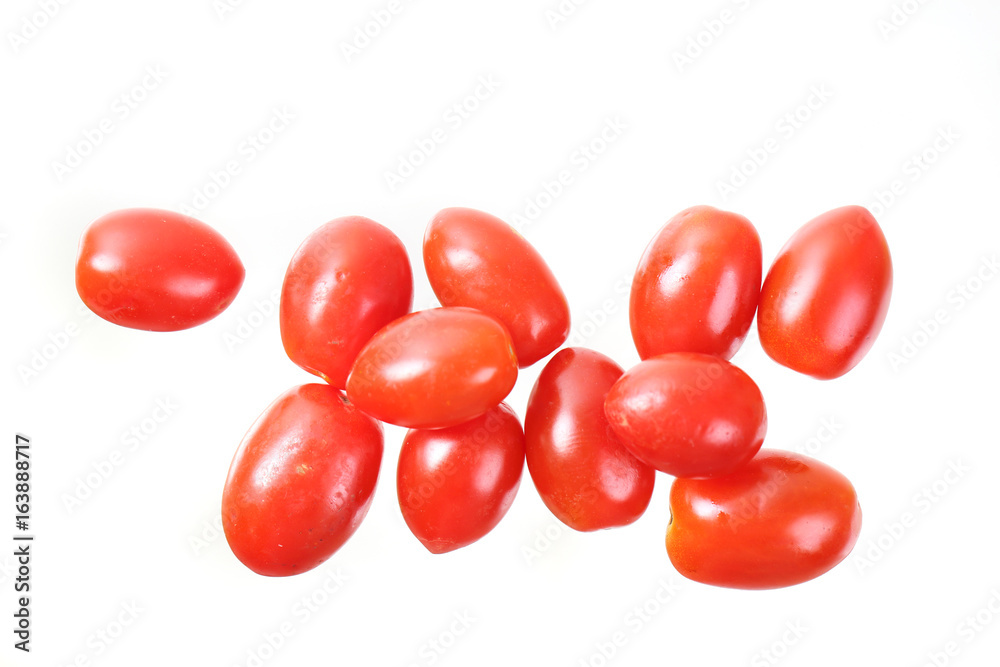 Tomato cherry isolated in white background Tomato cherry isolated in white background