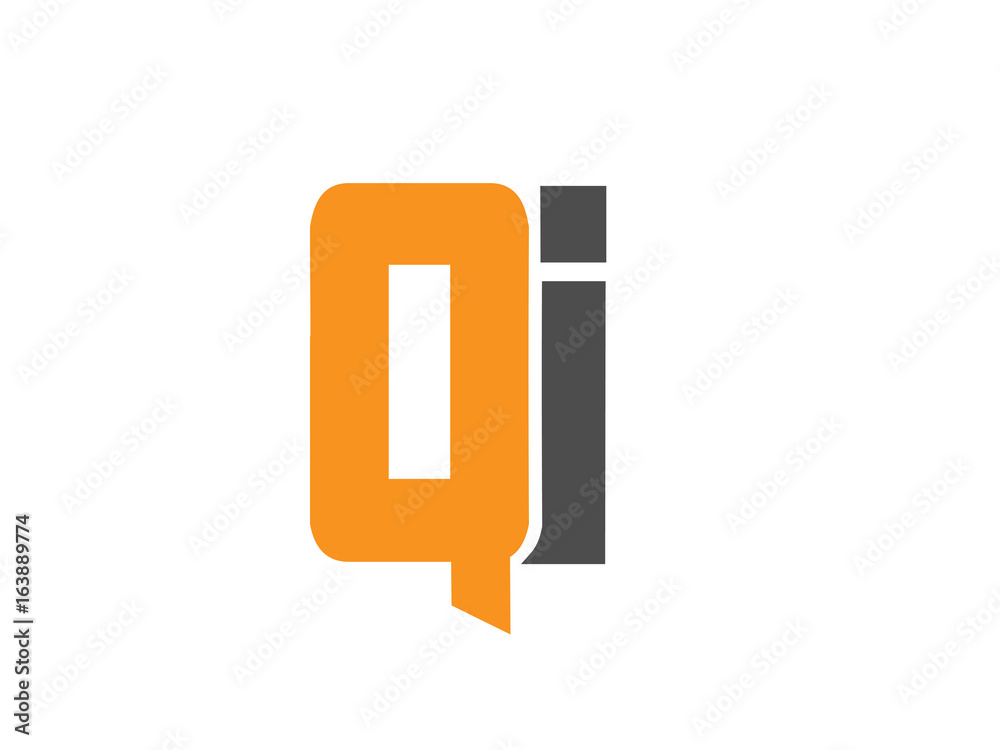 QI Initial Logo for your startup venture QI Initial Logo for your startup venture