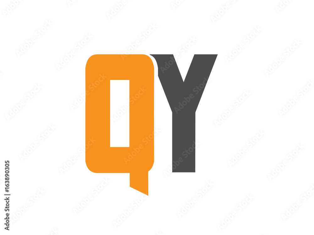 Fototapeta premium QY Initial Logo for your startup venture