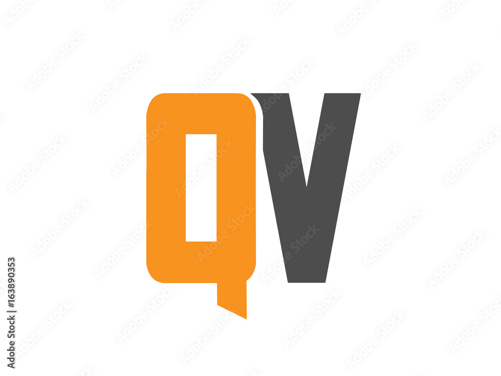 QV Initial Logo for your startup venture QV Initial Logo for your startup venture