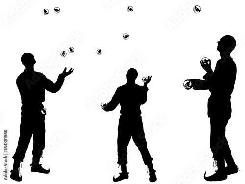 Three jugglers