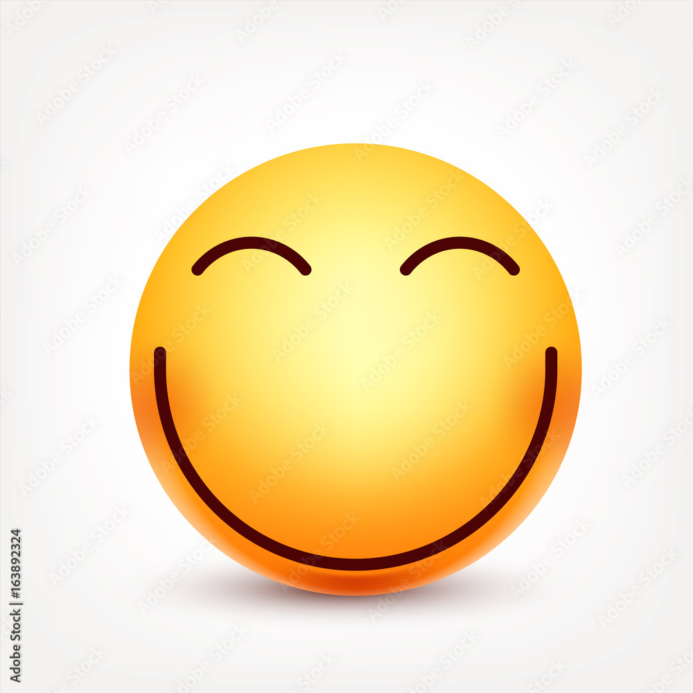 Smiley,emoticon. Yellow face with emotions. Facial expression. 3d realistic emoji. Sad,happy,angry faces.Funny cartoon character.Mood. Web icon. Vector illustration. Smiley,emoticon. Yellow face with emotions. Facial expression. 3d realistic emoji. Sad,happy,angry faces.Funny cartoon character.Mood. Web icon. Vector illustration.
