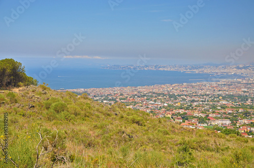 Panorama of Naples  opening from the observation deck