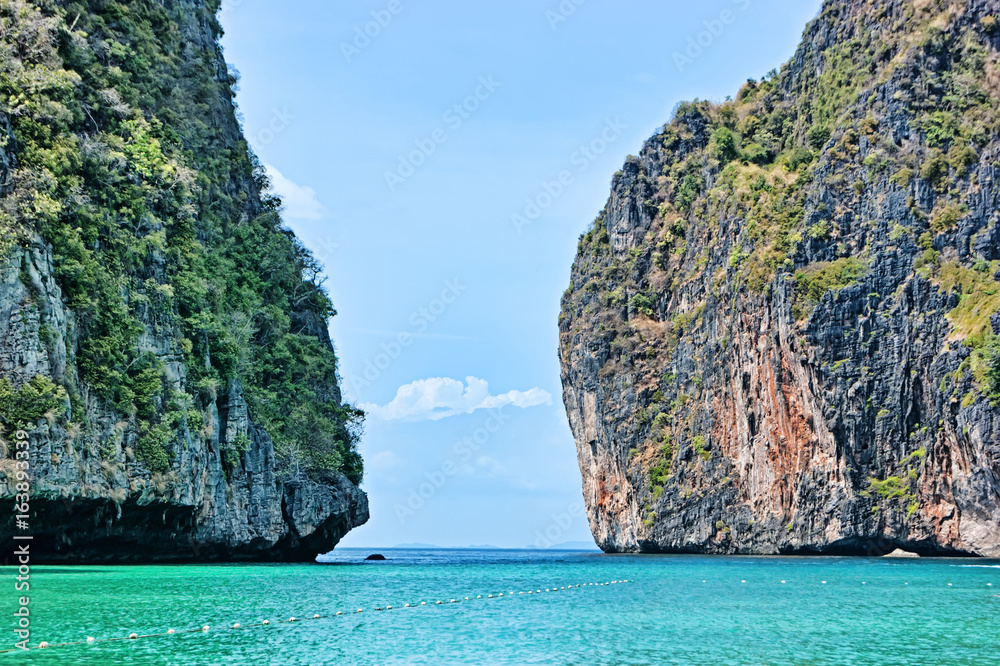 Maya bay of Phi-Phi island,Thailand Maya bay of Phi-Phi island,Thailand
