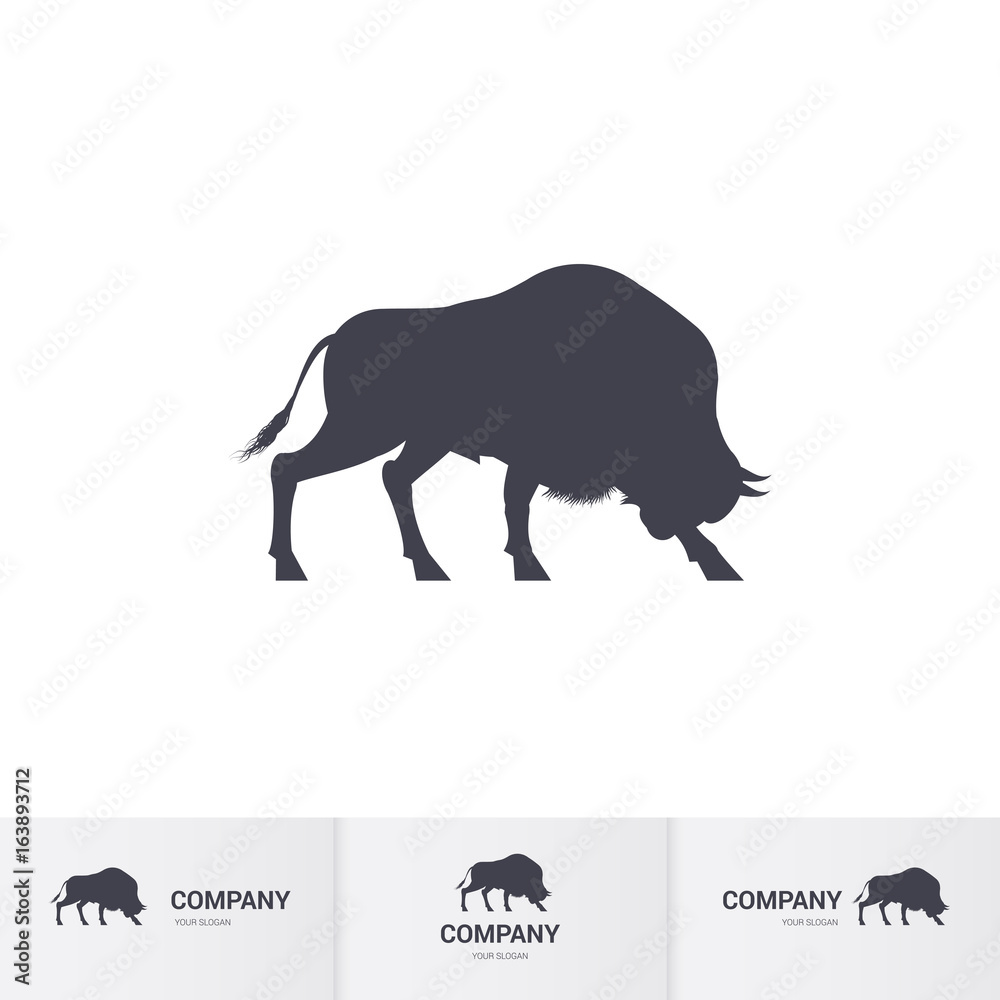 Obraz premium Bison Mascot