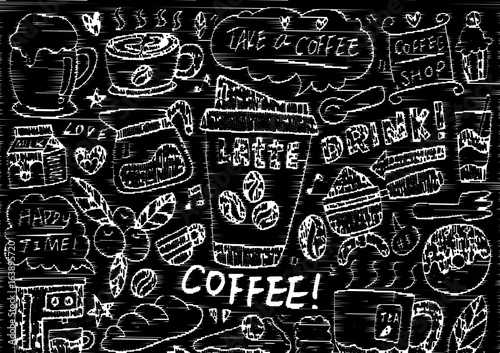 Abstract background dedicated to coffee theme