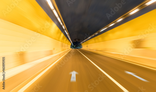 tunnel background motion blur