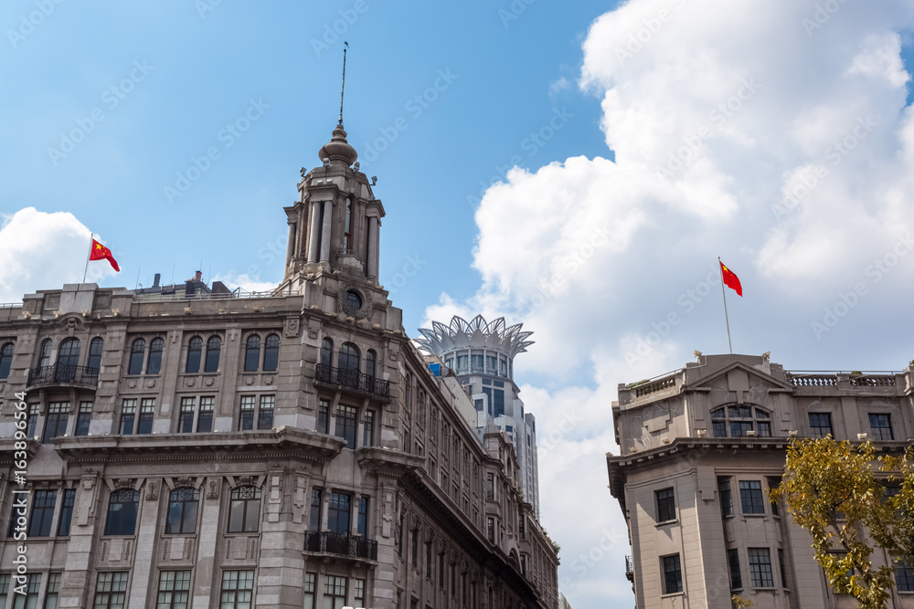 Obraz premium shanghai historic buildings