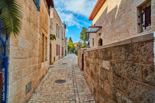 Montefiore Residential area near the old city of Jerusalem photo