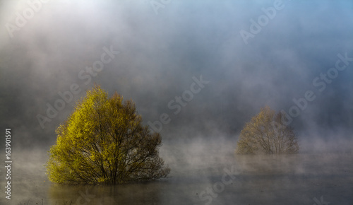 Niebla durante inundaciones de otoño en les Masies de Roda © Xevi Vilaregut