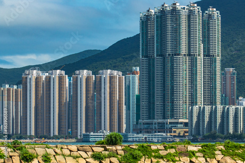 Canvas Print Hong Kong Buildings