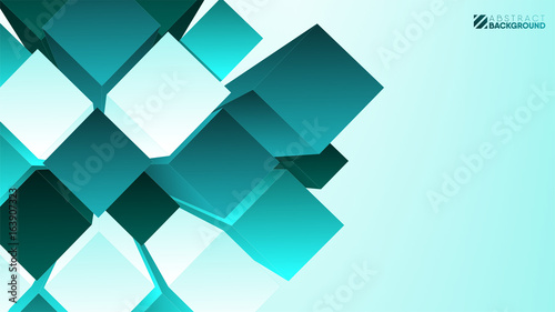 Vector abstract background 3d tiled design for your design  print  internet