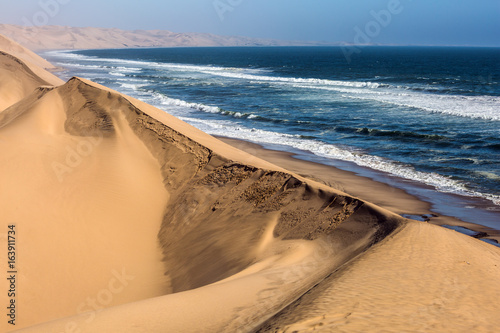 Atlantic coast of Walvis Bay, Namibia photo