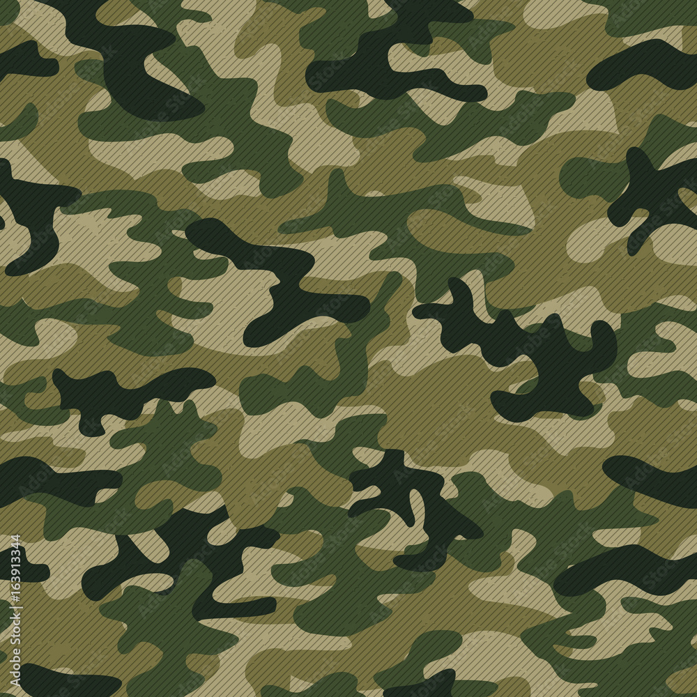 Military camo seamless pattern. Vector background for your design