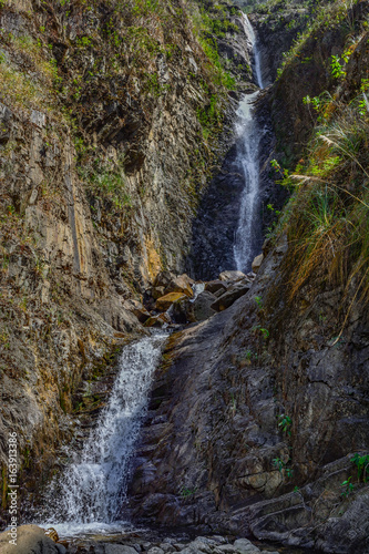 peru inca trail salkantay waterfall