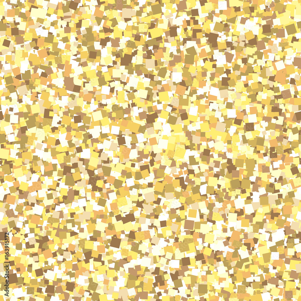 Gold Glitter Texture Vector Seamless Pattern Sparkling Decorative