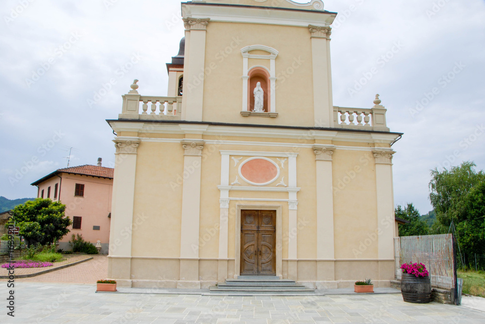 Fototapeta premium Parish Church of Torre Bormida