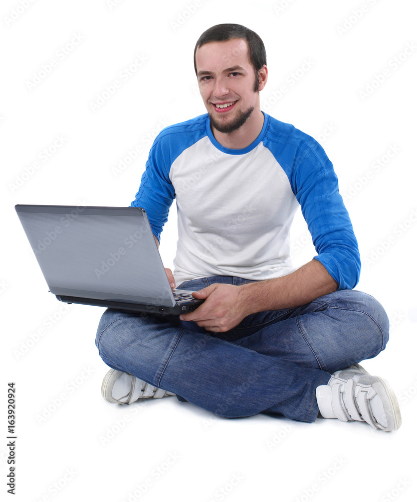 Student with laptop Student with laptop