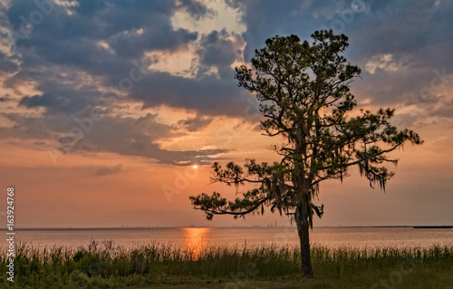 Sunset on Mobile Bay
