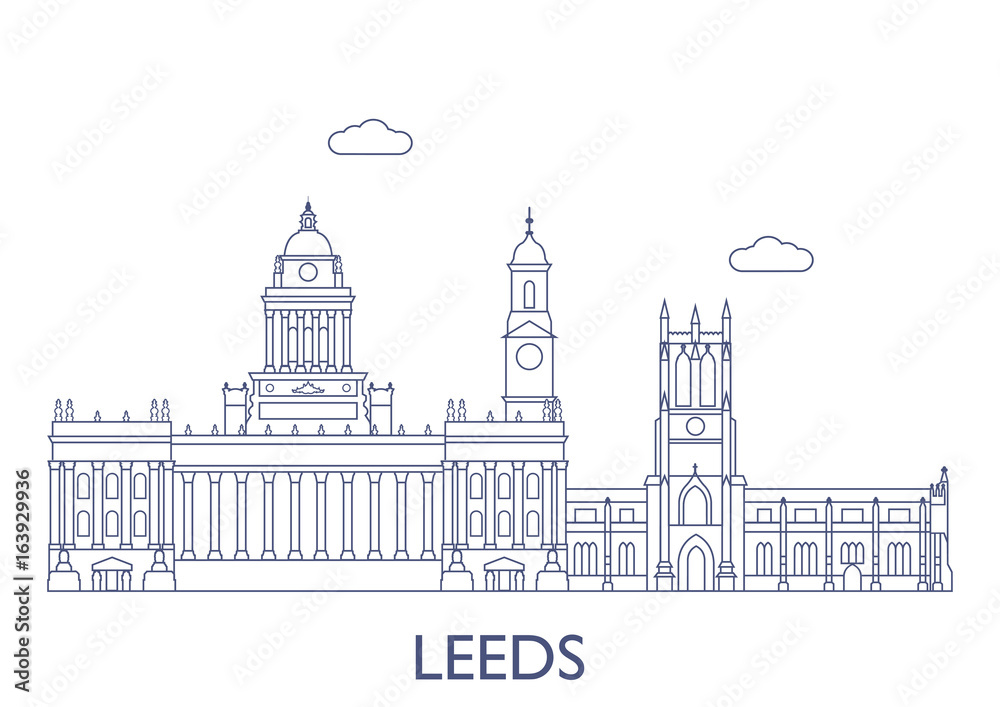 Leeds, The most famous buildings of the city