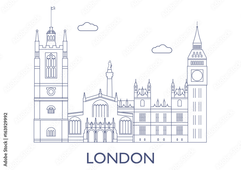 London, The most famous buildings of the city