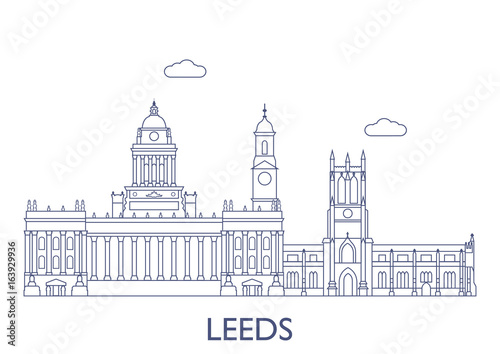 Leeds  The most famous buildings of the city