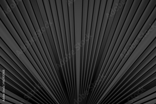 Background geometric black color pattern abstract concept 3D rendering
