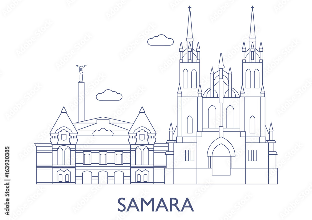 Samara, The most famous buildings of the city