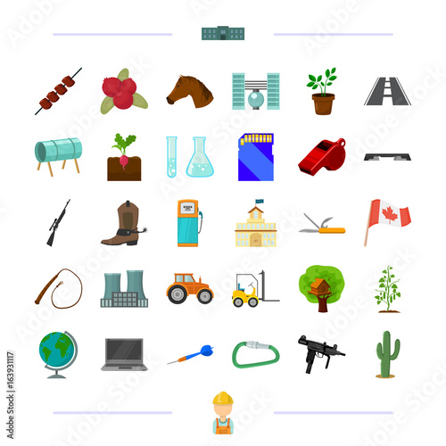 training, transportation, weapons and other web icon in cartoon style.game, Canada, vegetable growing,fitness icons in set collection.