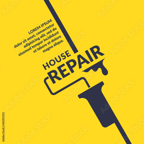 Hand tool for home renovation and construction. Building and house repair. vector illustration.