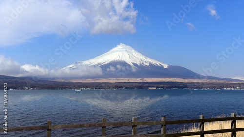 View of Mt. Fuji, Fuji mountain is one of the well known symbol of Japan.
