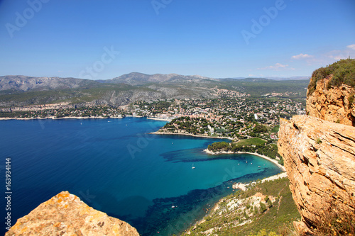 Stunning view of Cassis bay from Cap Ferrat France