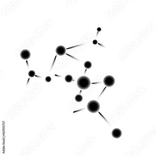 Atomic compound of DNA molecules