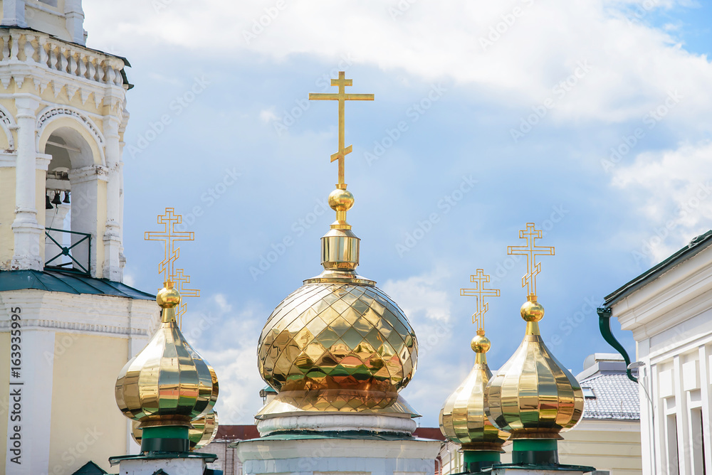 The Golden domes of the Orthodox Church