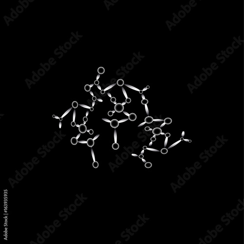 Atomic compound of DNA molecules