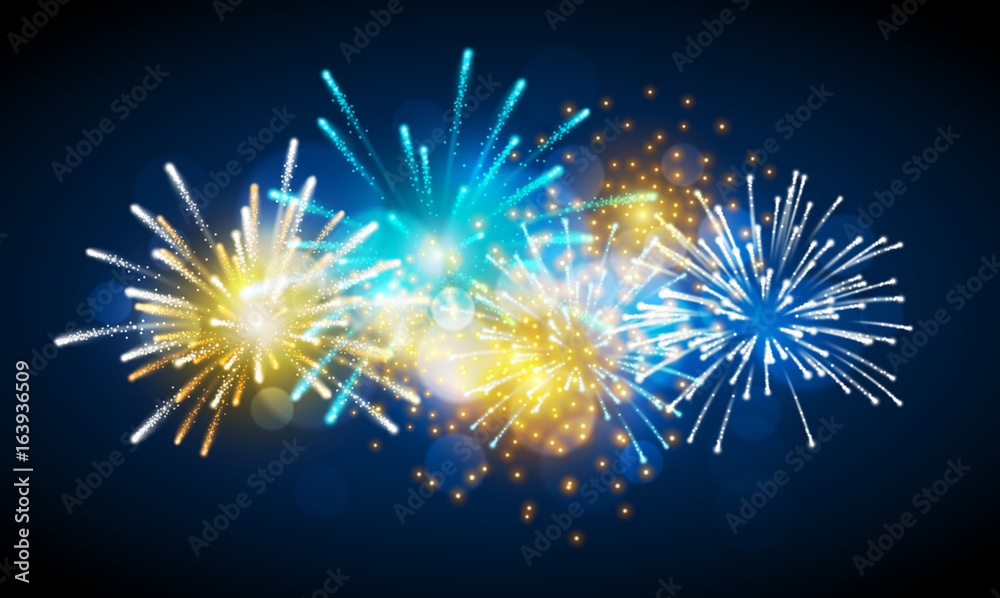 Feu d'artifice vectoriel 1