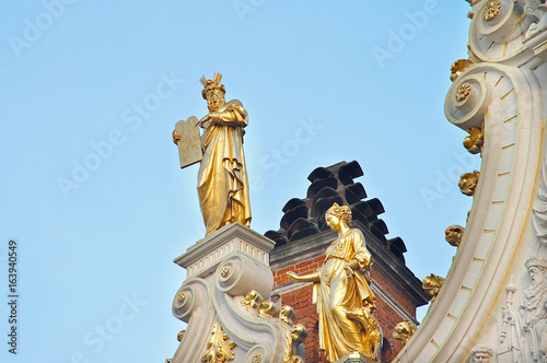 stadthuis in brügge, belgien photo