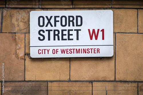 Oxford Street in London photo